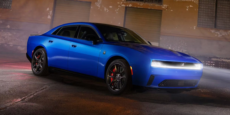The ultimate muscle car, the 2025 Dodge Charger parked in a garage near Chicago, IL 