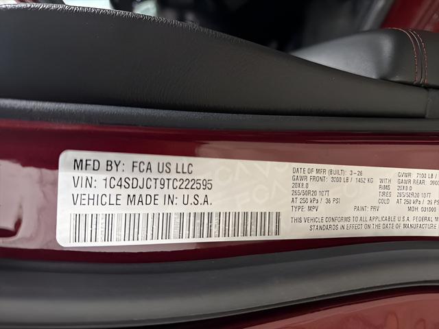 2026 Dodge Durango DURANGO GT AWD HEMI V8