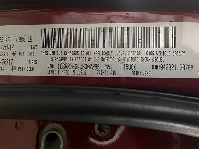 2018 RAM 1500 SLT Quad Cab 4x4 6'4' Box