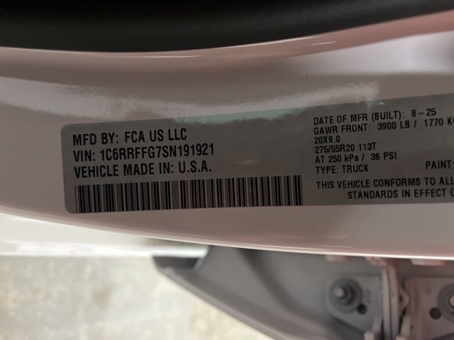 2025 RAM Ram 1500 RAM 1500 BIG HORN CREW CAB 4X4 5'7' BOX