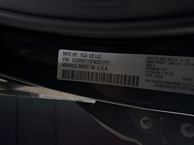 2026 RAM Ram 1500 RAM 1500 BIG HORN CREW CAB 4X4 5'7' BOX