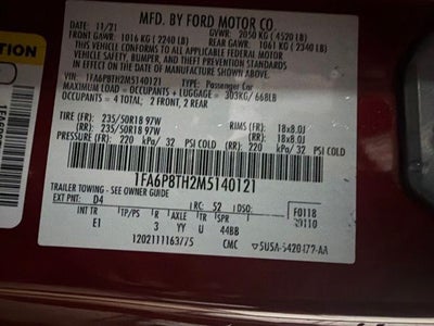 2021 Ford Mustang EcoBoost Premium Fastback