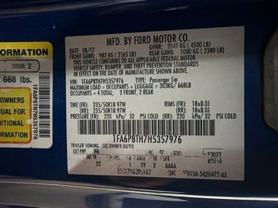 2017 Ford Mustang EcoBoost
