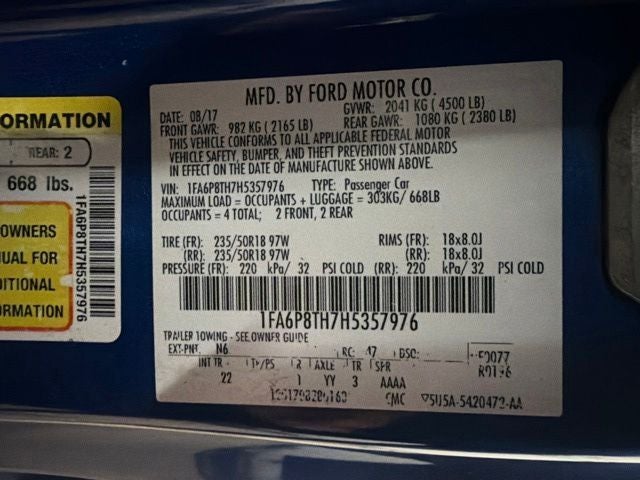 2017 Ford Mustang EcoBoost