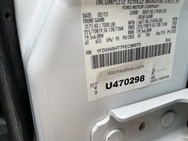 2015 Ford F-550 Chassis XL