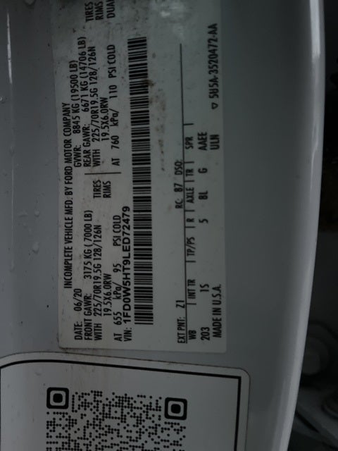 2020 Ford F-550 Chassis XL