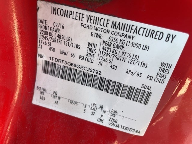 2016 Ford F-350 Chassis XL