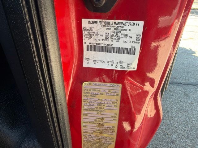 2013 Ford F-550 Chassis XL DRW
