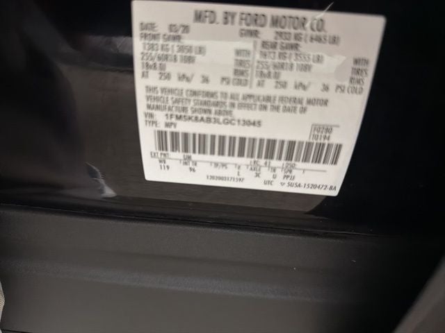 2020 Ford Police Interceptor Utility Base