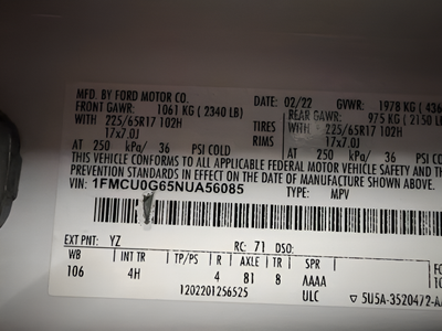 2022 Ford Escape SE