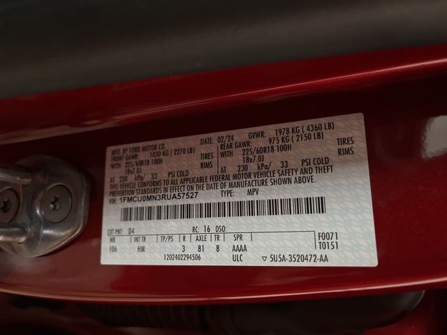 2024 Ford Escape ST-Line