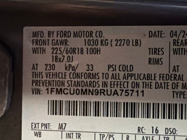 2024 Ford Escape ST-Line