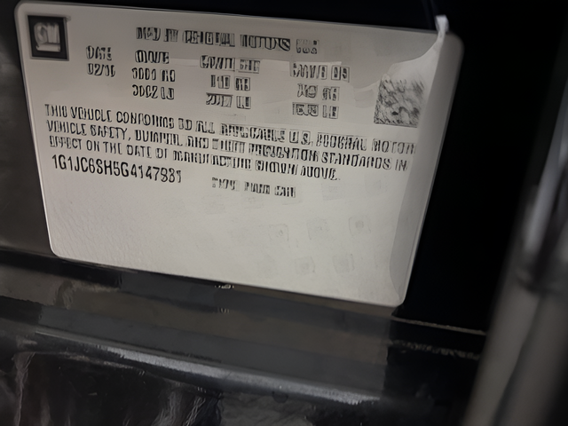 2016 Chevrolet Sonic LT Auto