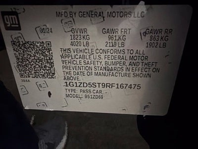 2024 Chevrolet Malibu FWD 1LT