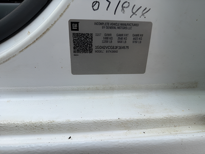 2018 GMC Sierra 3500HD Chassis Base