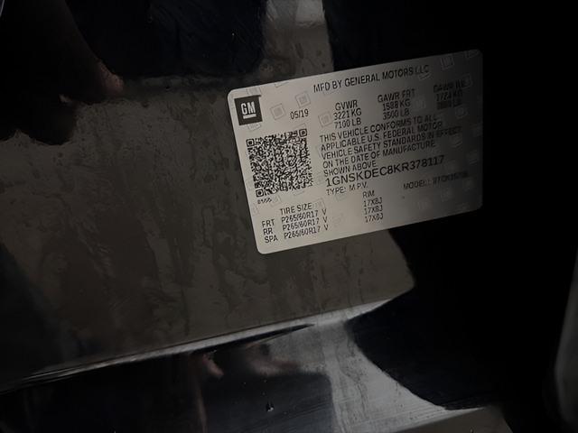 2019 Chevrolet Tahoe Commercial Fleet