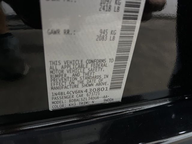 2024 Nissan Altima SR FWD