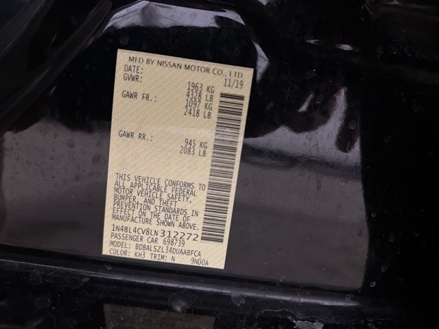 2020 Nissan Altima SR FWD