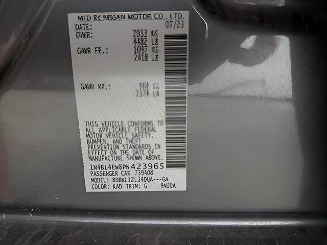 2023 Nissan Altima SL Intelligent AWD