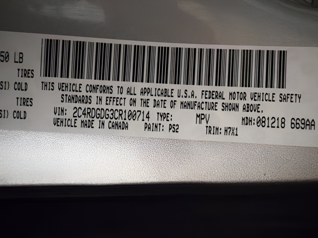 2012 Dodge Grand Caravan Crew