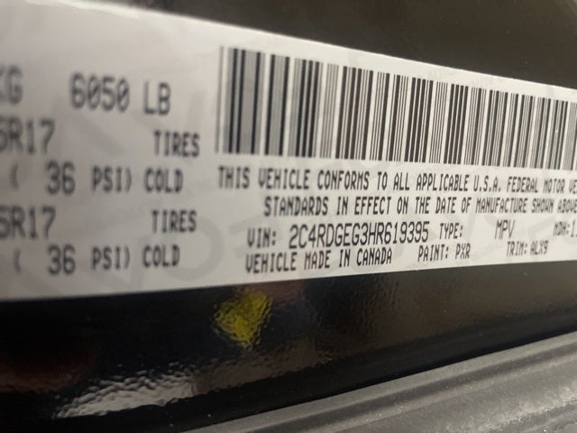 2017 Dodge Grand Caravan GT