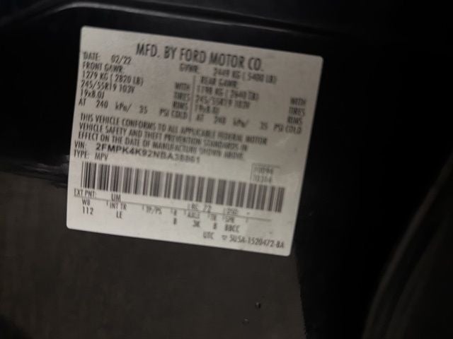 2022 Ford Edge Titanium