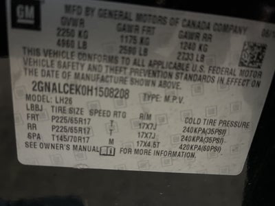 2017 Chevrolet Equinox LT