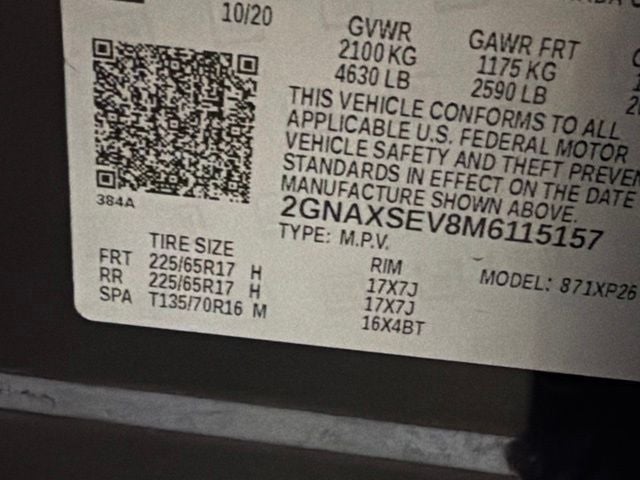 2021 Chevrolet Equinox AWD LS