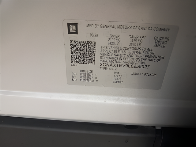 2020 Chevrolet Equinox AWD 2FL