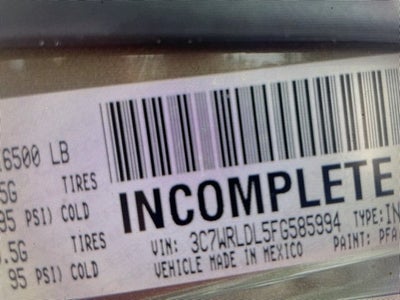 2015 RAM 4500HD Tradesman