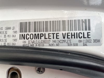 2018 RAM 4500 Chassis Tradesman/SLT/Laramie