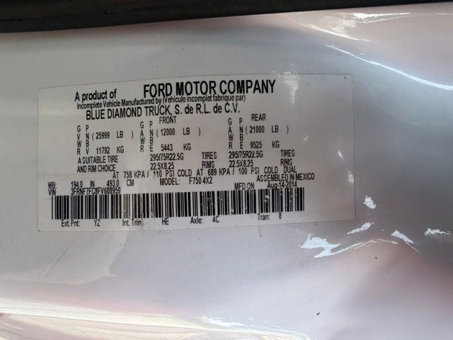 2015 Ford F-750 DRW
