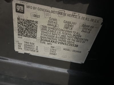 2022 Chevrolet Equinox FWD LT