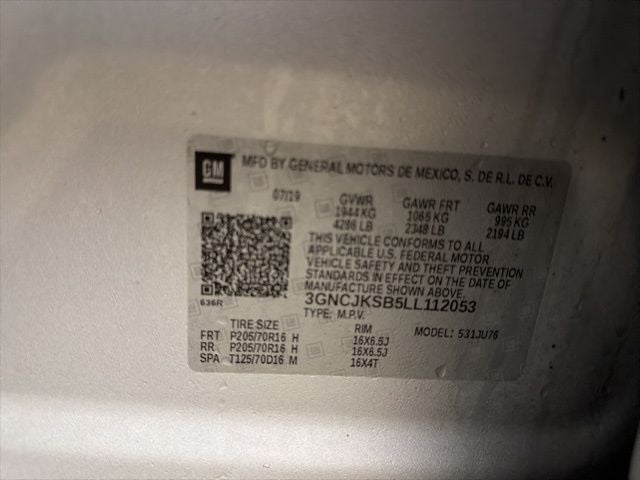 2020 Chevrolet Trax FWD LS