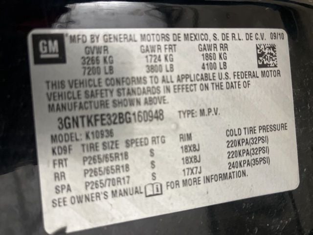 2011 Chevrolet Avalanche 1500 LT1