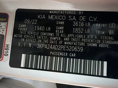 2023 Kia Rio S