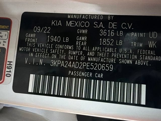 2023 Kia Rio S