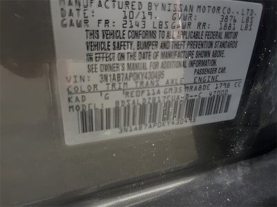 2019 Nissan Sentra SV