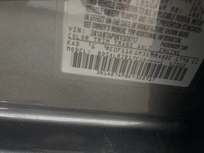 2019 Nissan Sentra SR