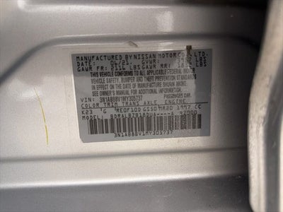 2021 Nissan Sentra S Xtronic CVT