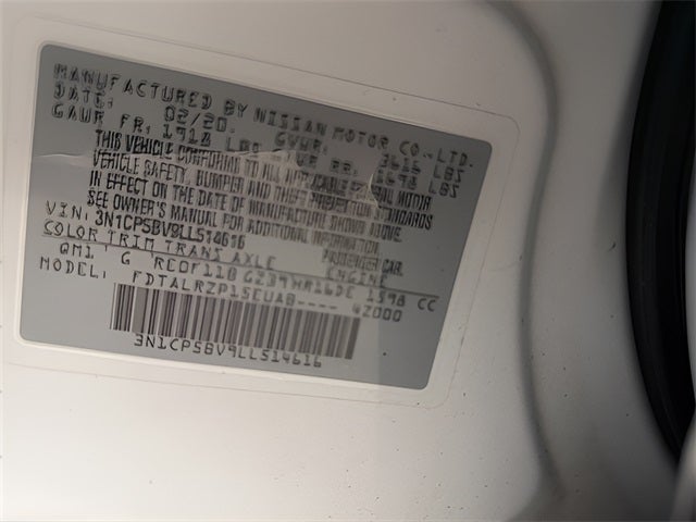 2020 Nissan Kicks S Xtronic CVT