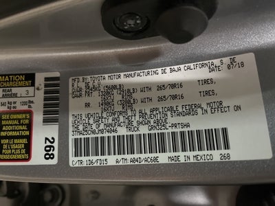 2018 Toyota Tacoma TRD Off Road