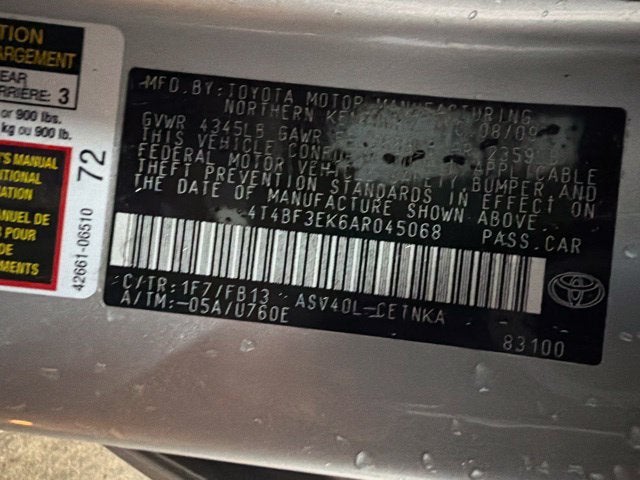 2010 Toyota Camry Base