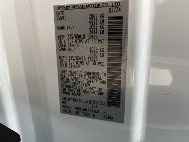 2024 Nissan Rogue SV FWD