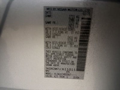 2020 Nissan Pathfinder SV 4WD