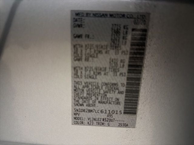 2020 Nissan Pathfinder SV 4WD