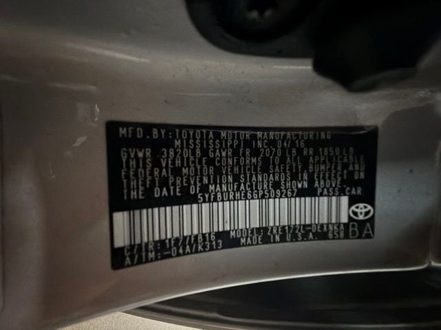 2016 Toyota Corolla LE