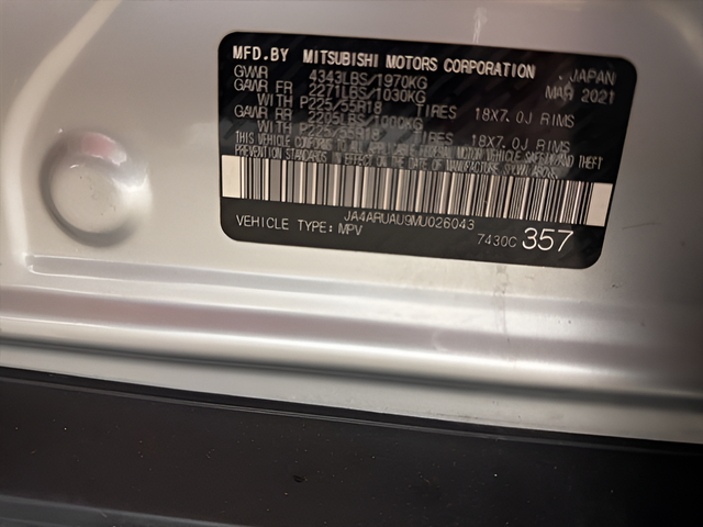 2021 Mitsubishi Outlander Sport 2.0 ES