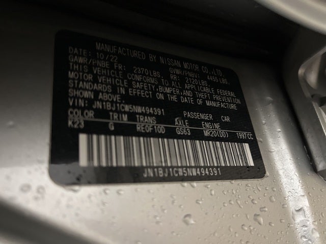 2022 Nissan Rogue Sport SL AWD Xtronic CVT