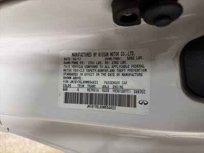 2017 INFINITI Q60 3.0t Premium